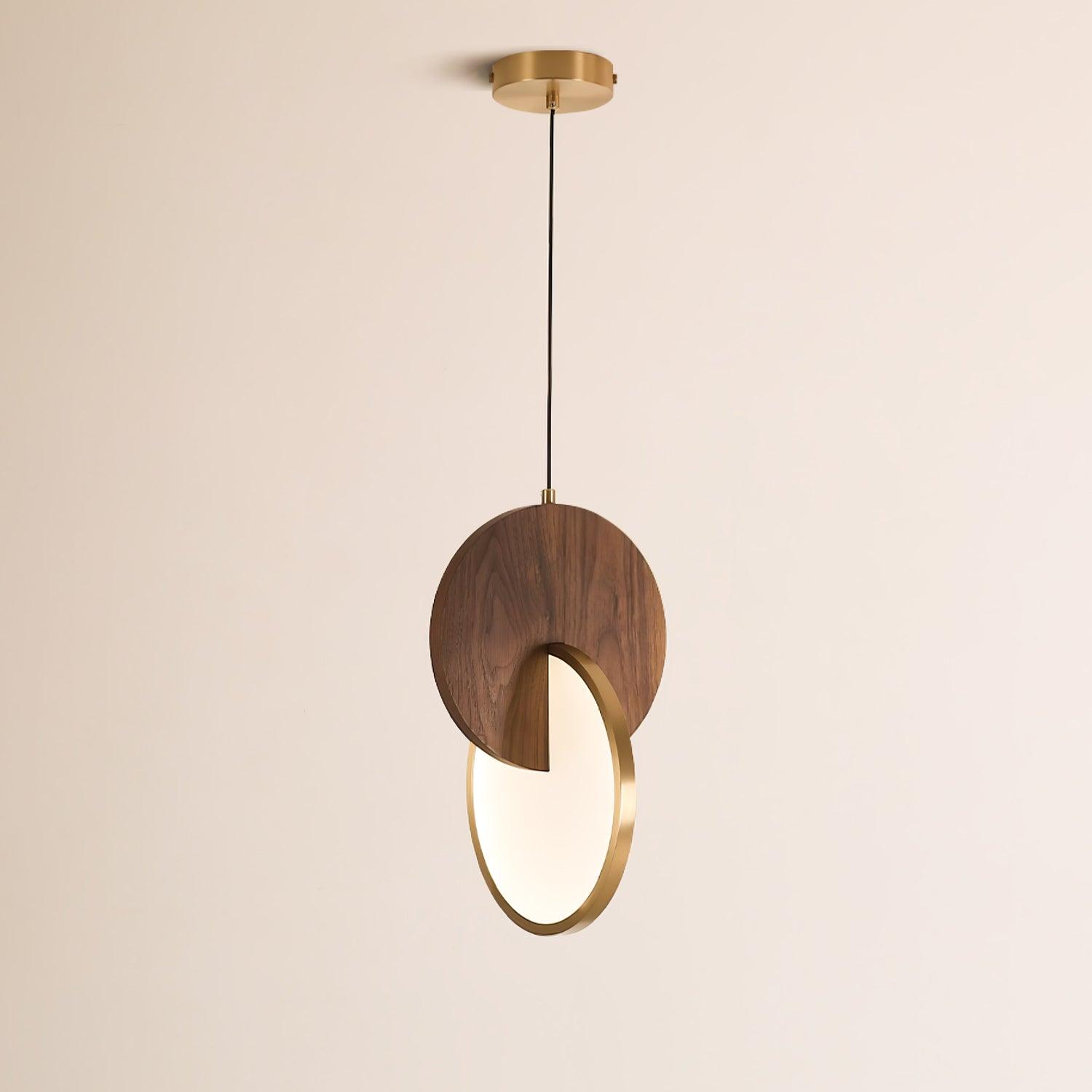 Double Disk Pendant Lamp