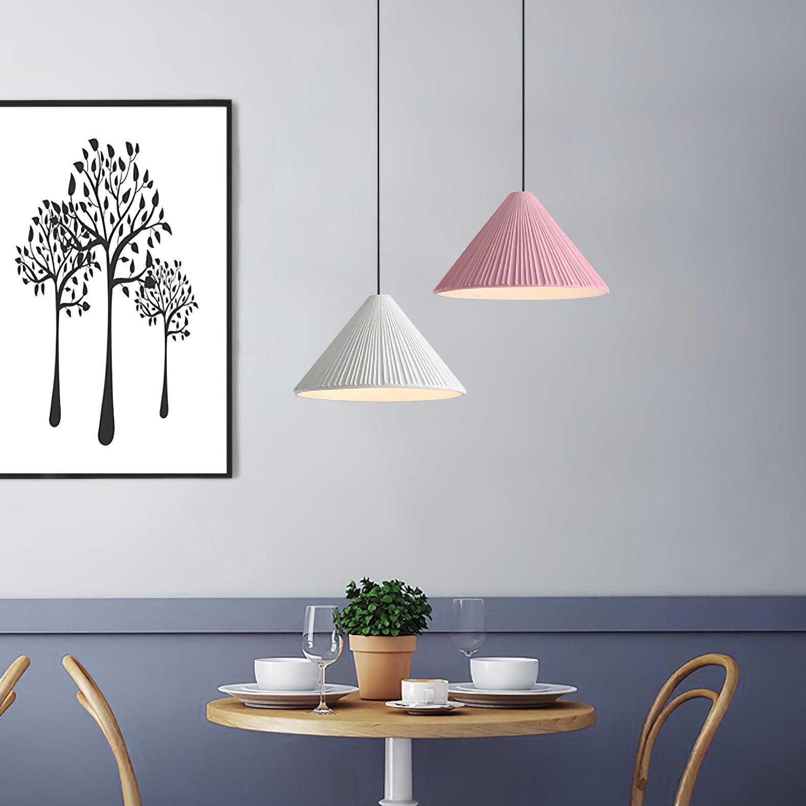 Hat Resin Pendant Lamp