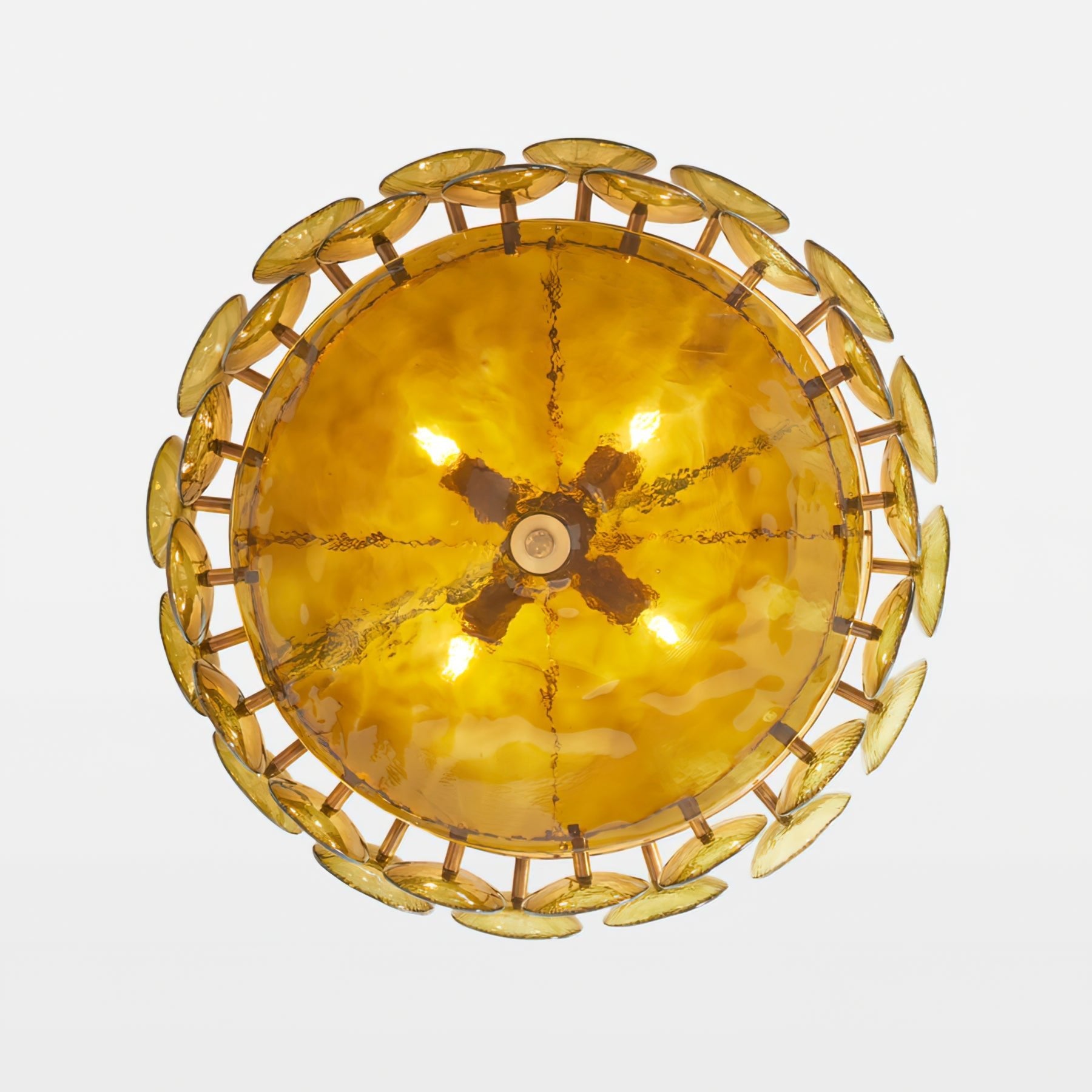 Solaris Disc Murano Chandelier