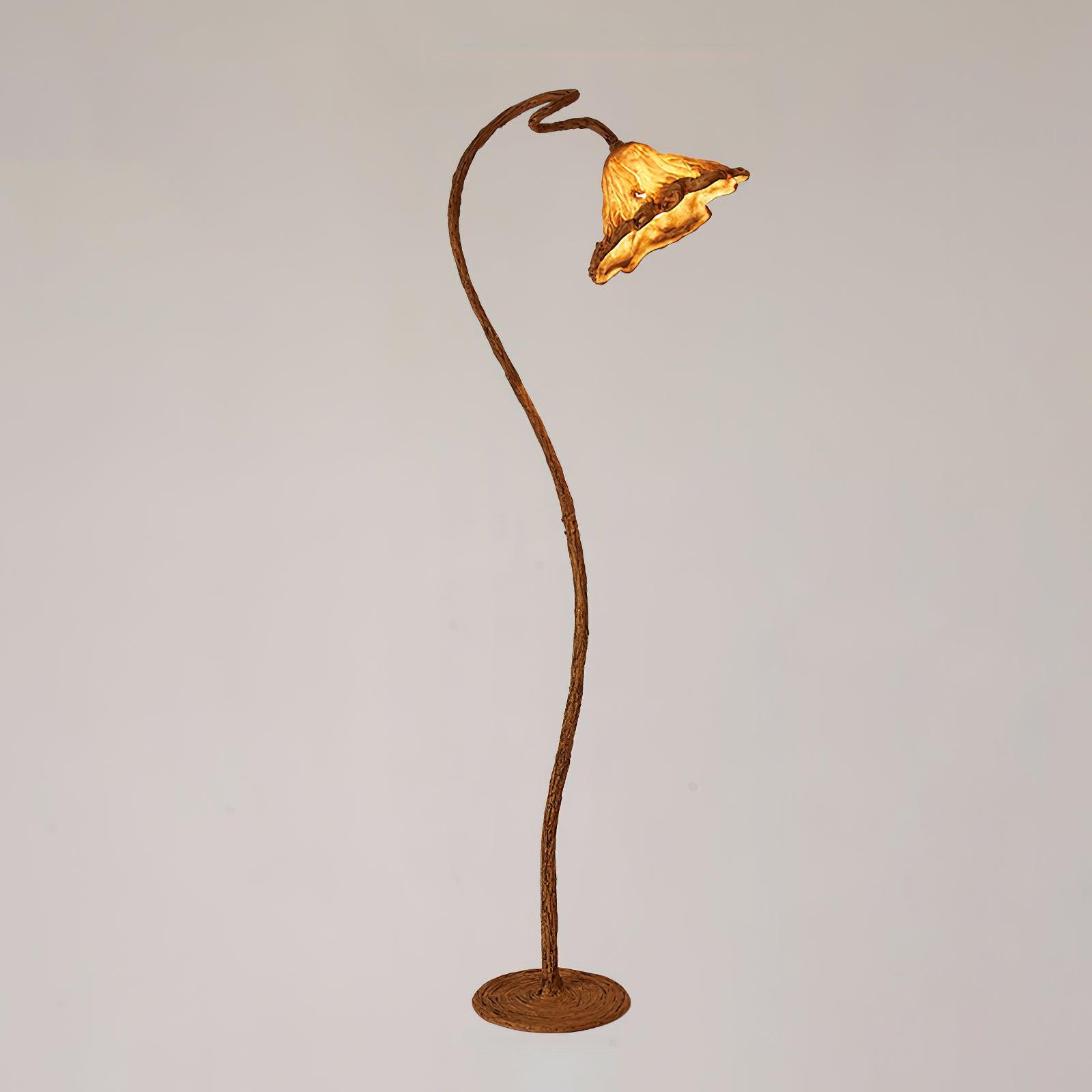 Artistic Lotus Leaf Floor Lamp