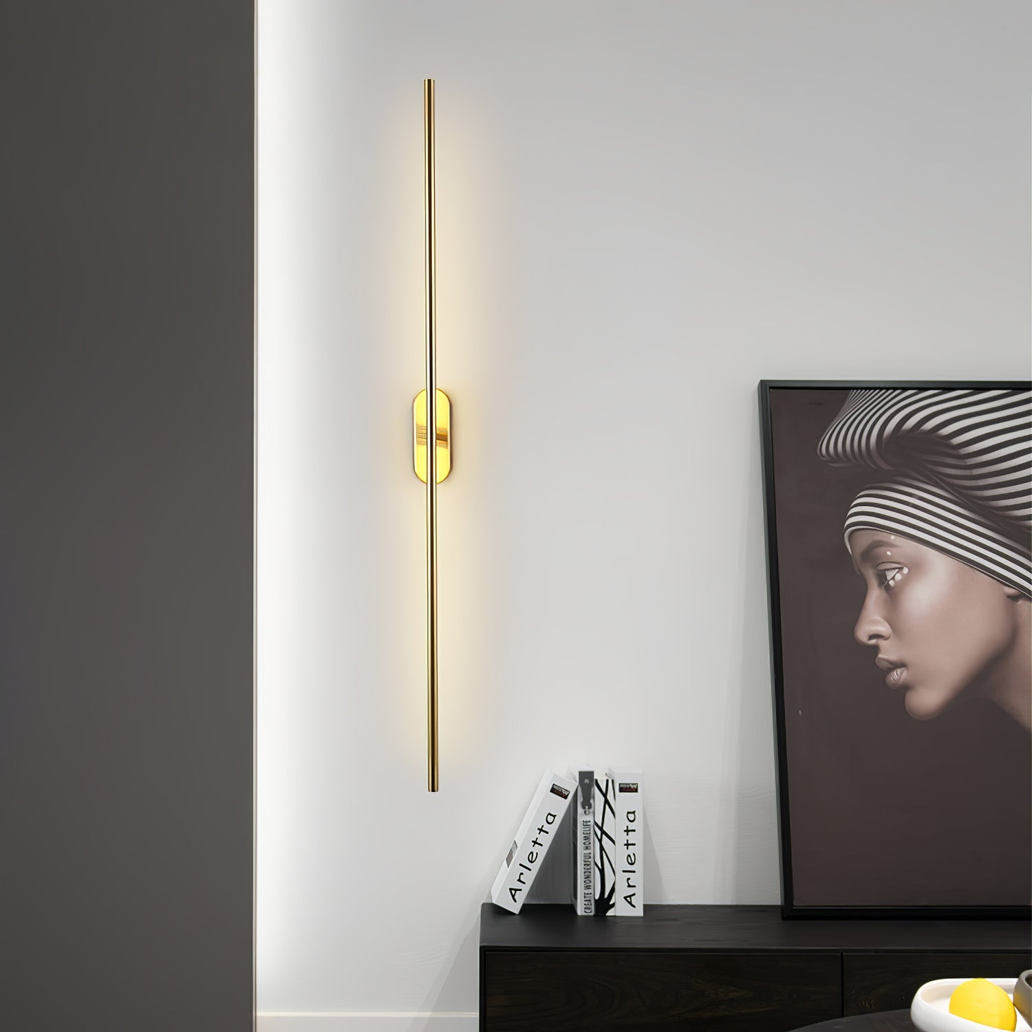 Stick Shaped Plug In Sconce