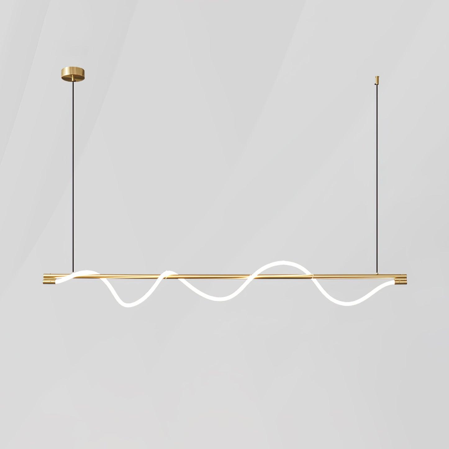 Linear Curve Island Pendant Lamp