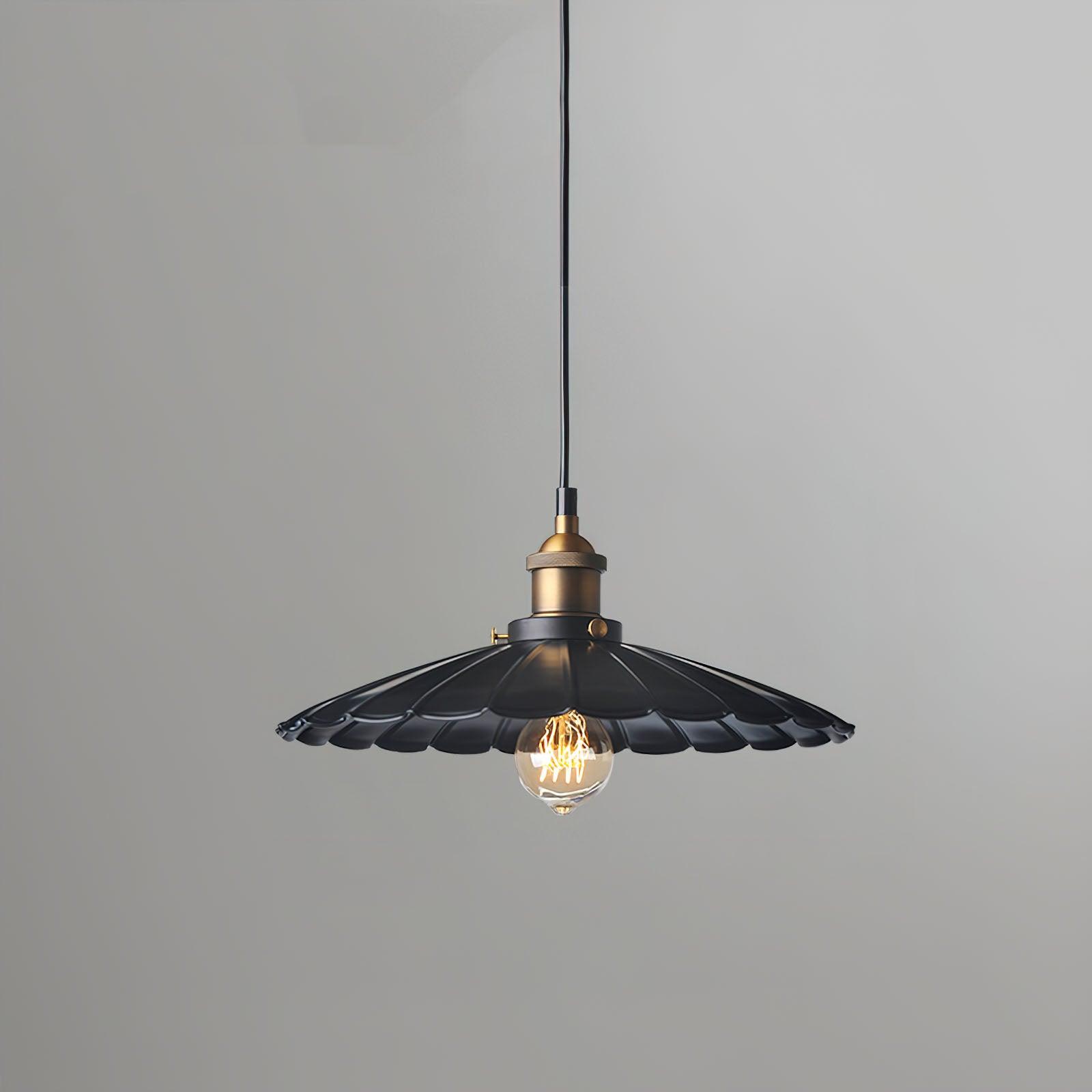 Black Skirt Pendant Light