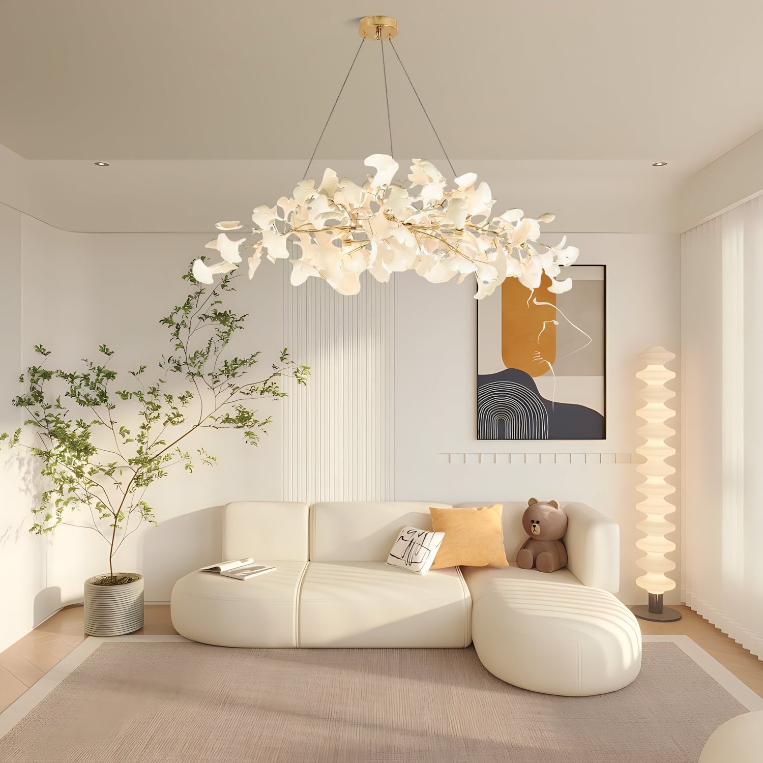 Gingko Chandelier N