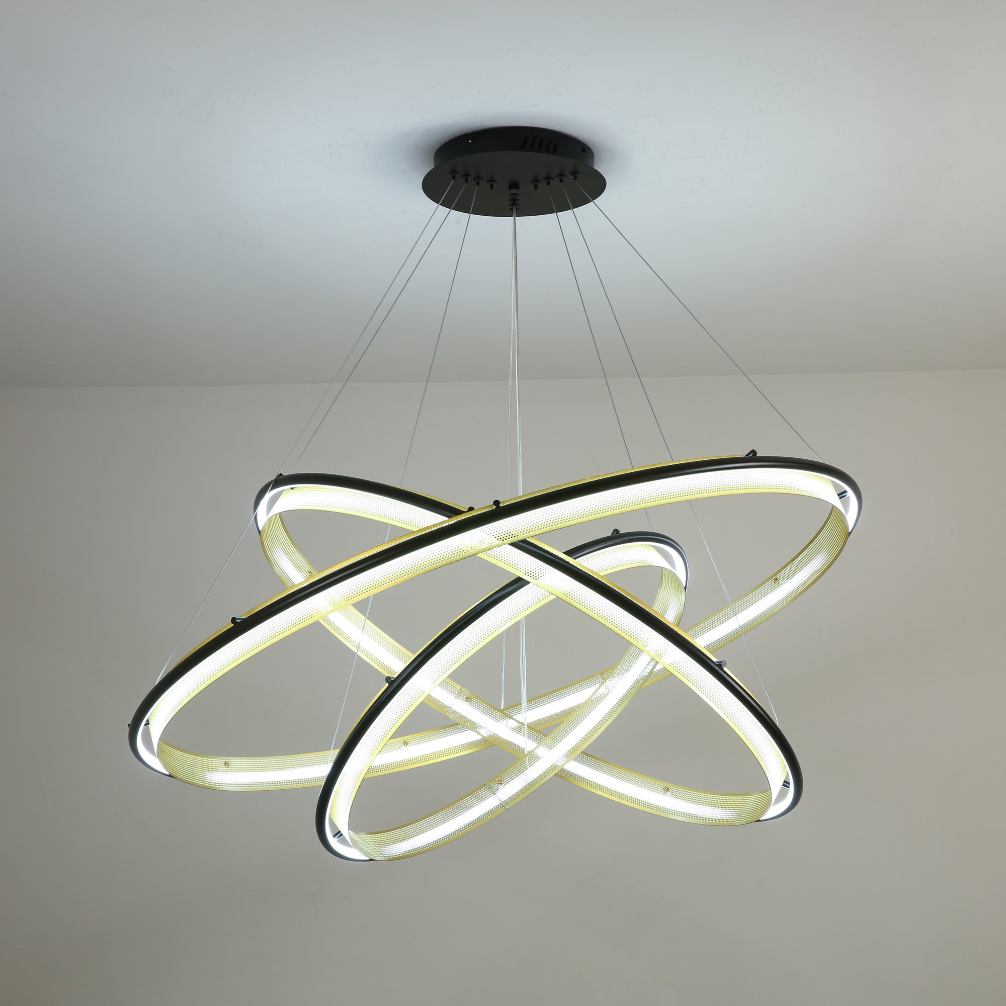 Acrylic LED Round Chandelier