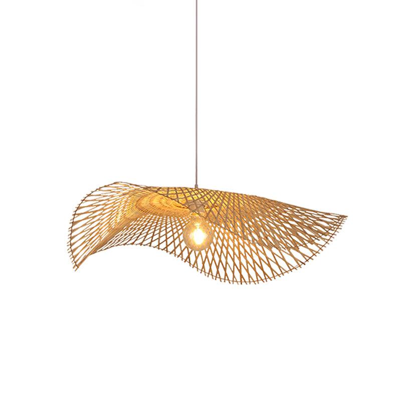 Bamboo Frame Pendant Lamp