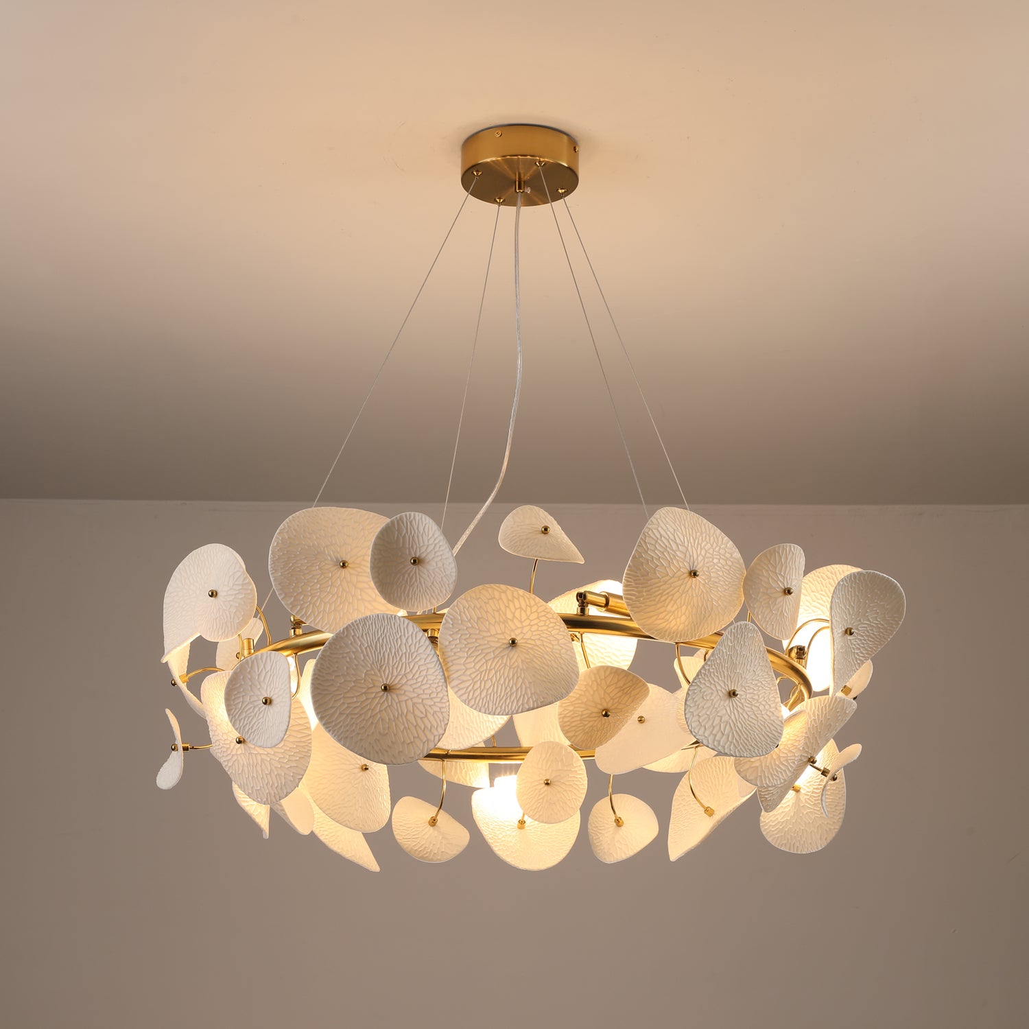 Lotus Petal Chandelier