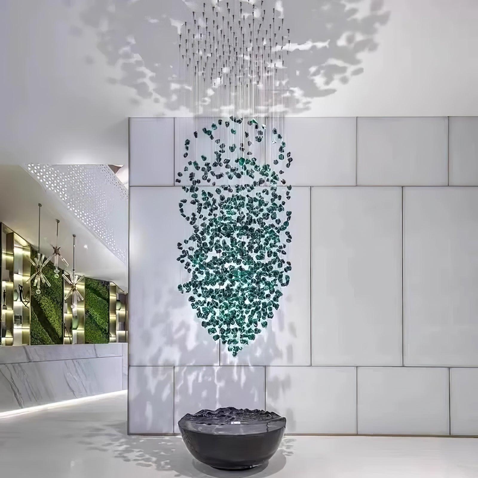 Multicolor Crystal Stone Chandelier