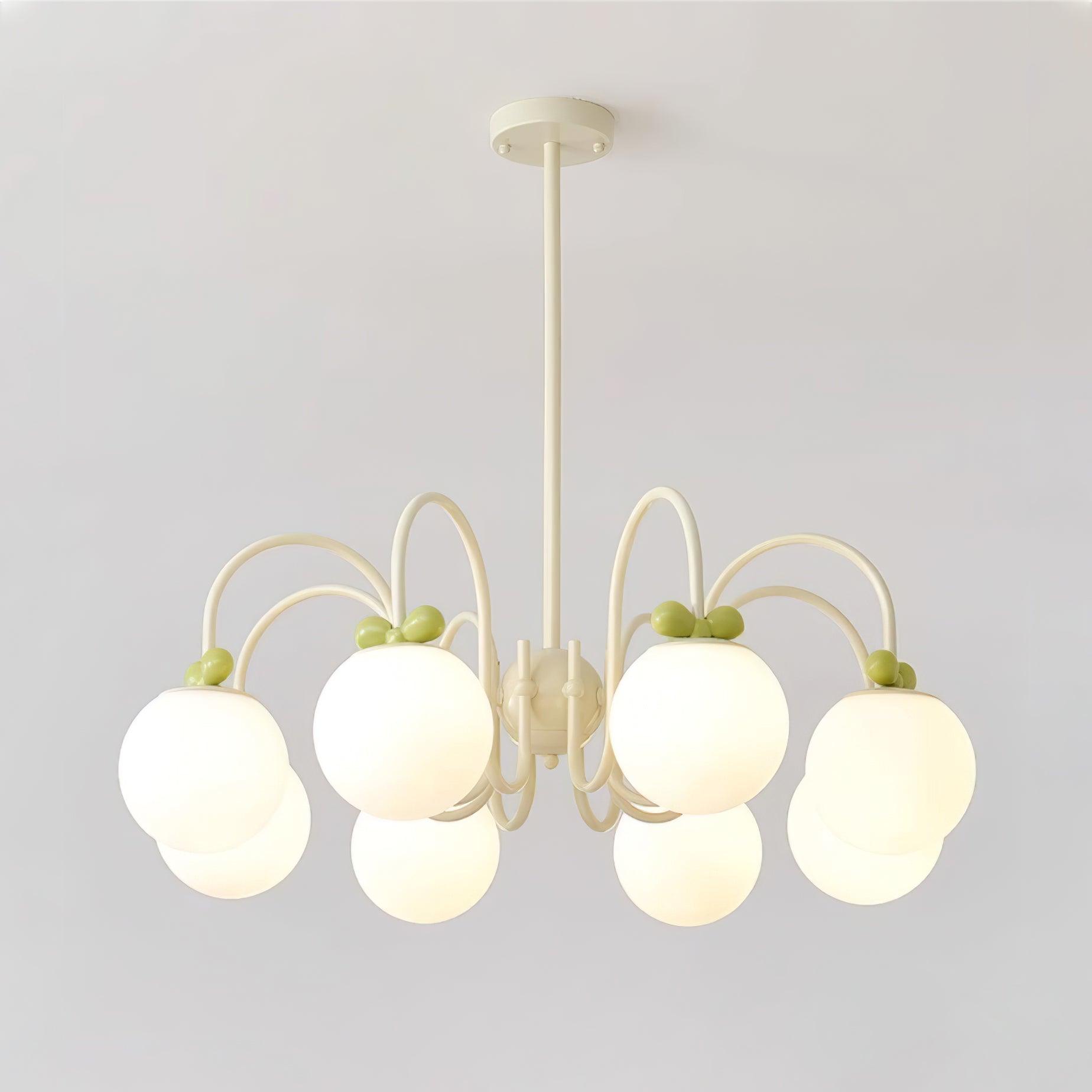 Cream Cherry Chandelier