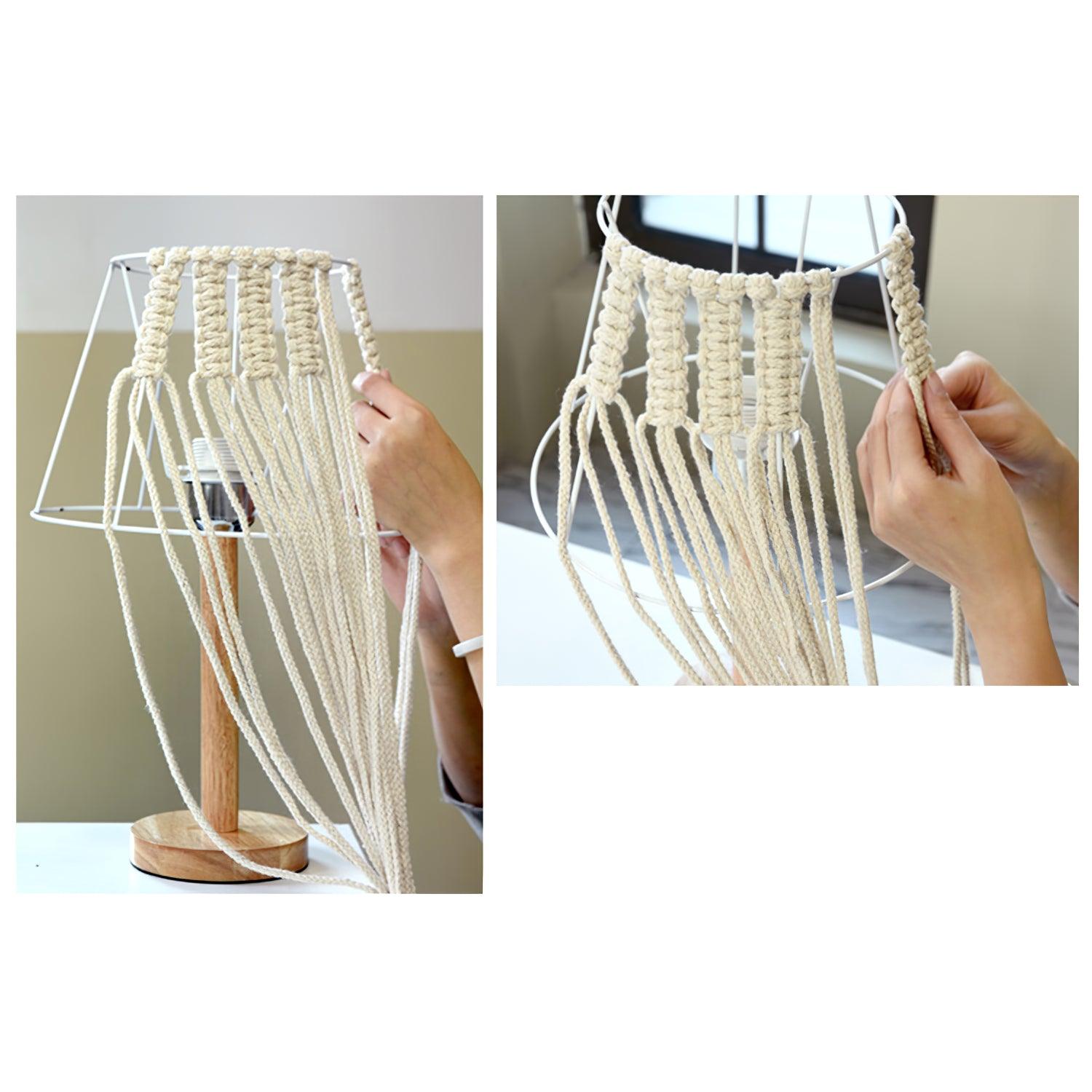 Macrame Table Lamp