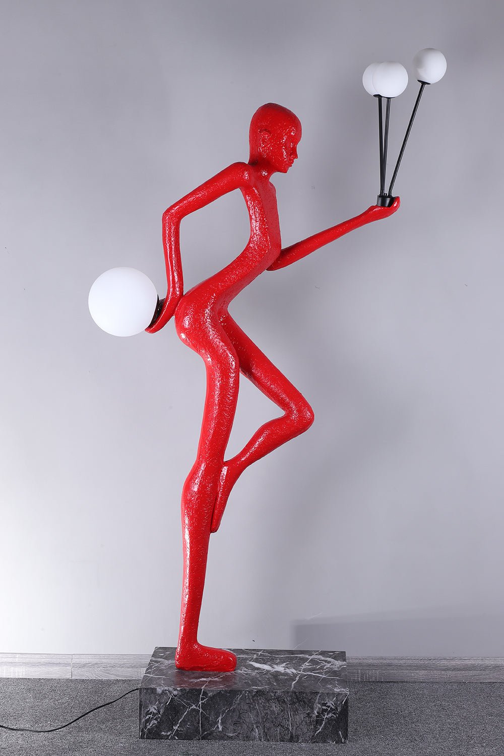 Juggling Sculptor Floor Lamp