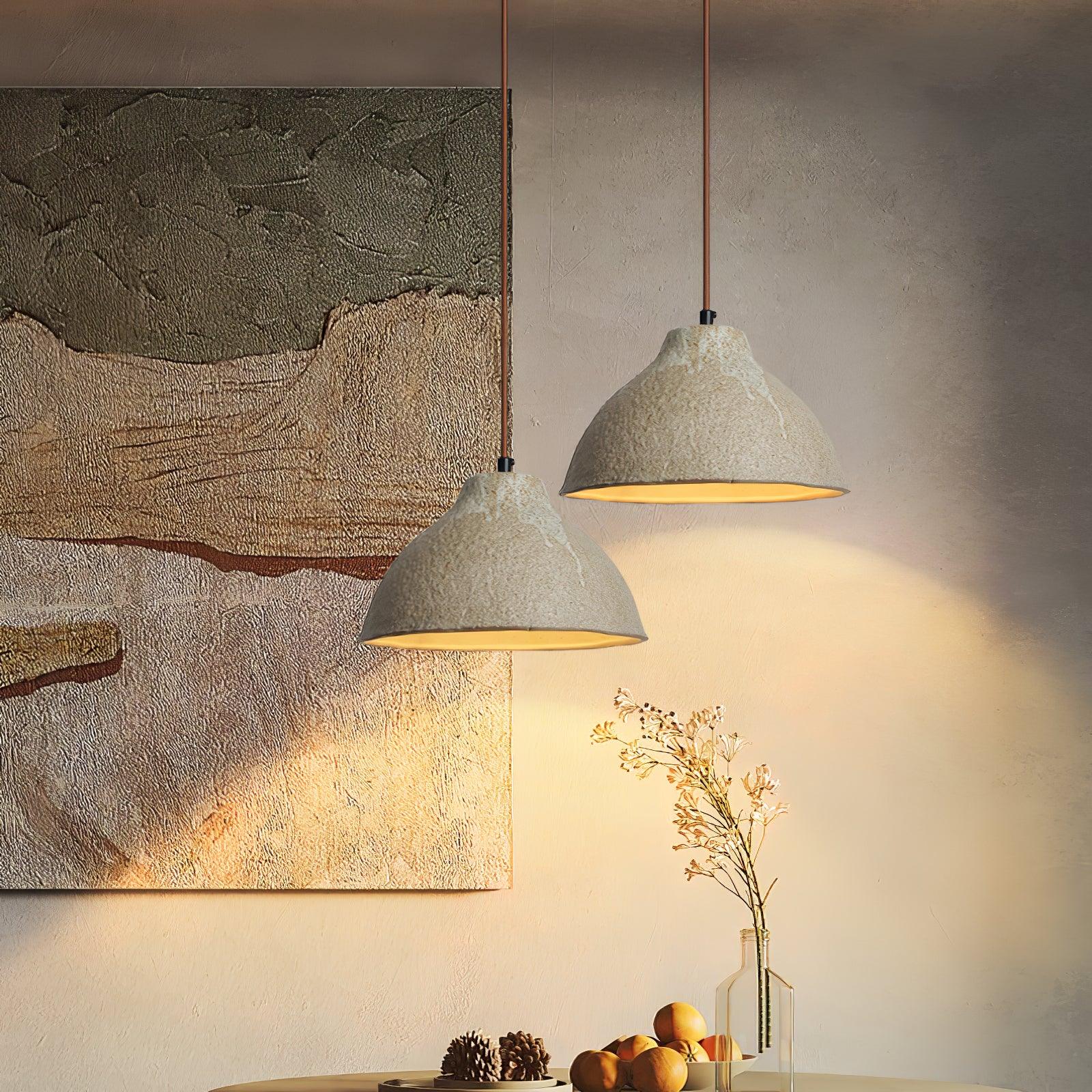 Raku Retro Ceramic Pendant Lamp