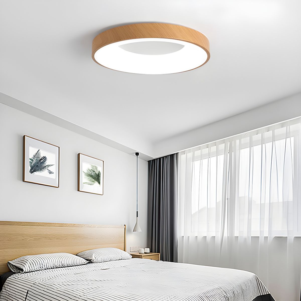 Mila Round Flush Mount Ceiling Lamp