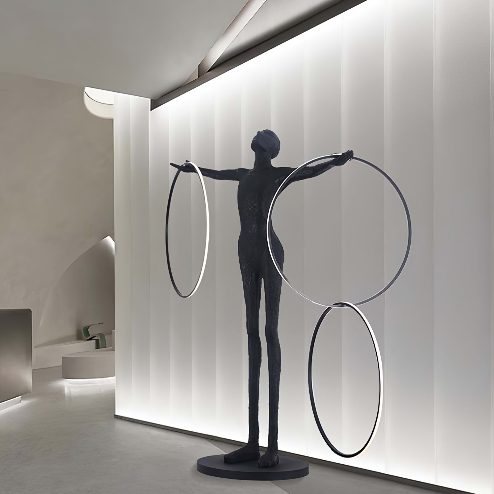 Trinity Life Sculpture Floor Lamp