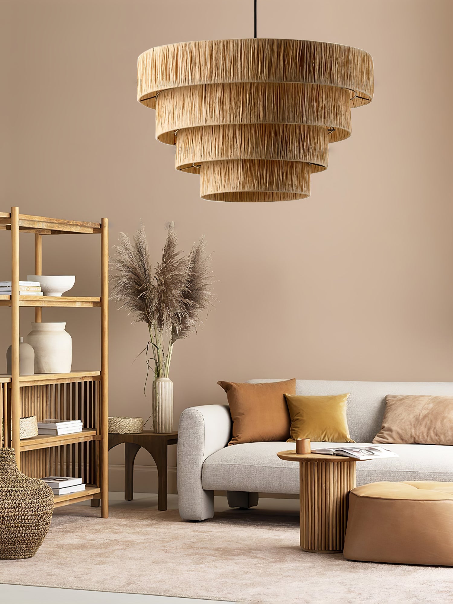 Straw Art Pendant Light