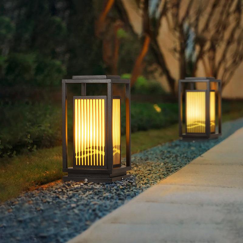 Square Cage Outdoor Light