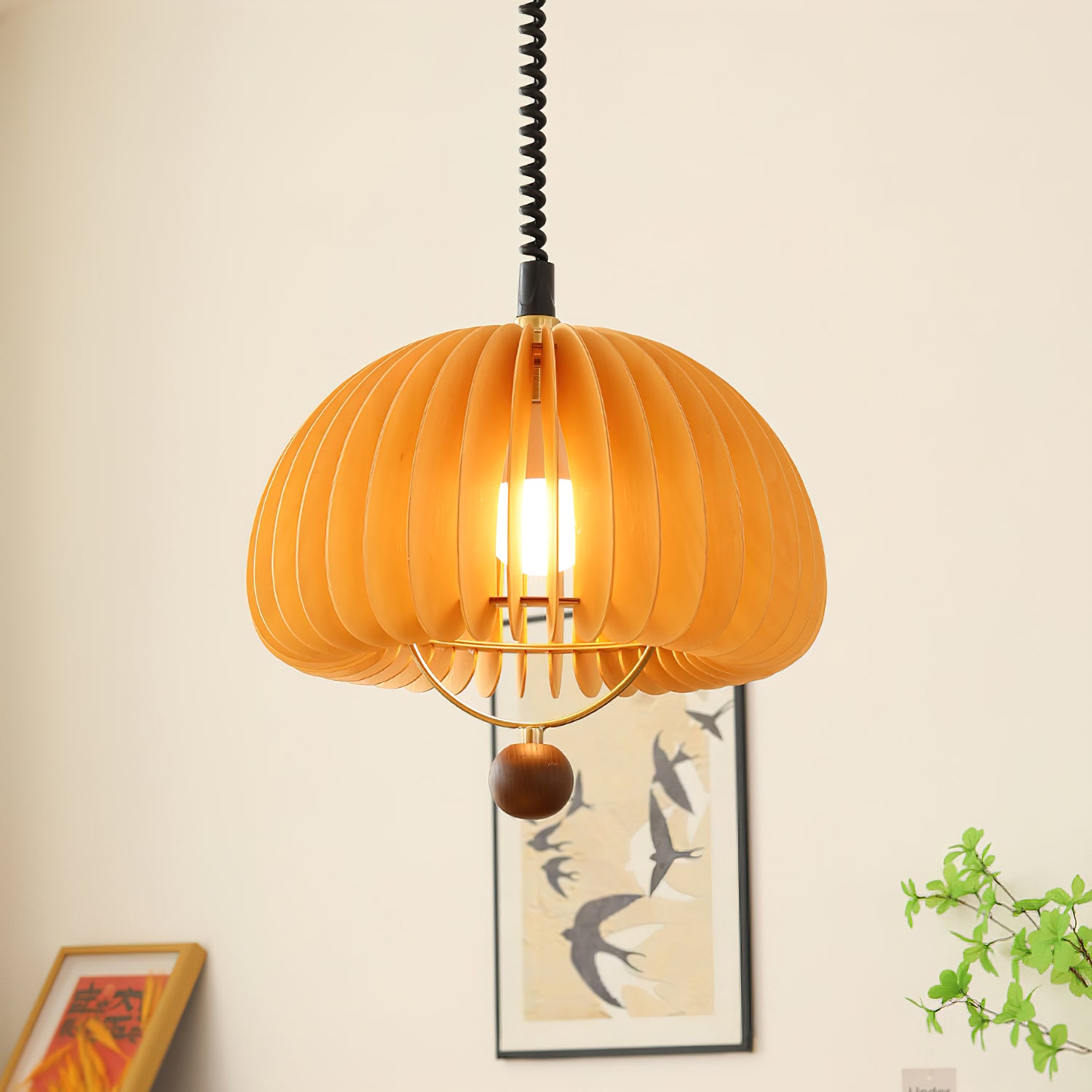 Pumpkin Adjustable Pendant Light