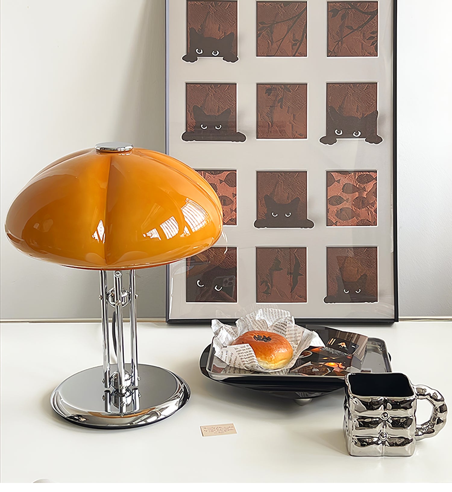 Mushroom Bauhaus Table Lamp