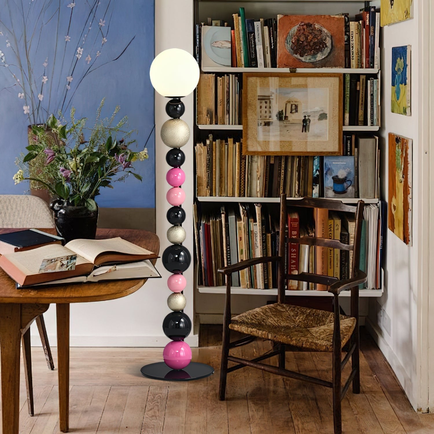 Round Balls Stacking Floor Lamp