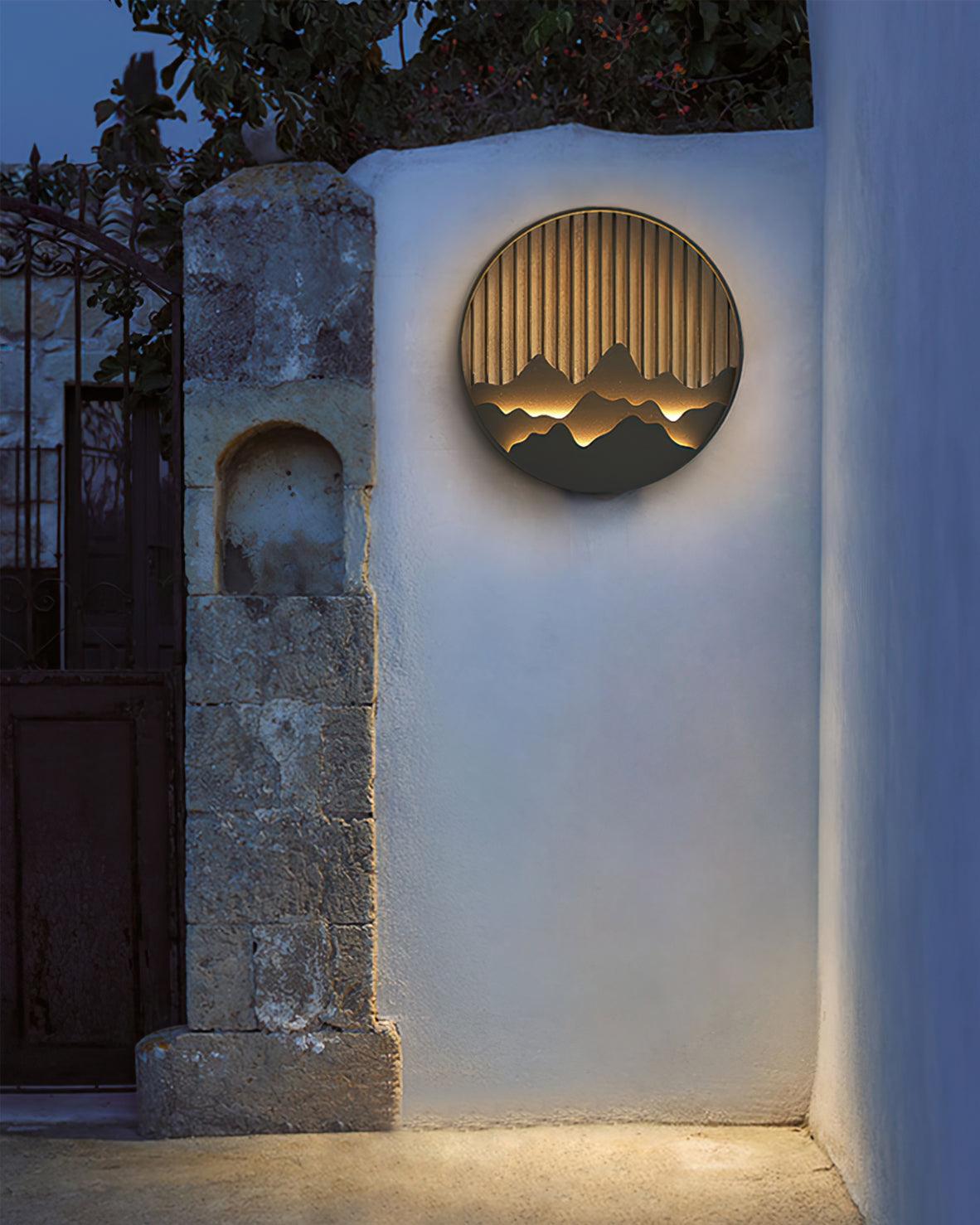 Mountain Outdoor Wall Lamp