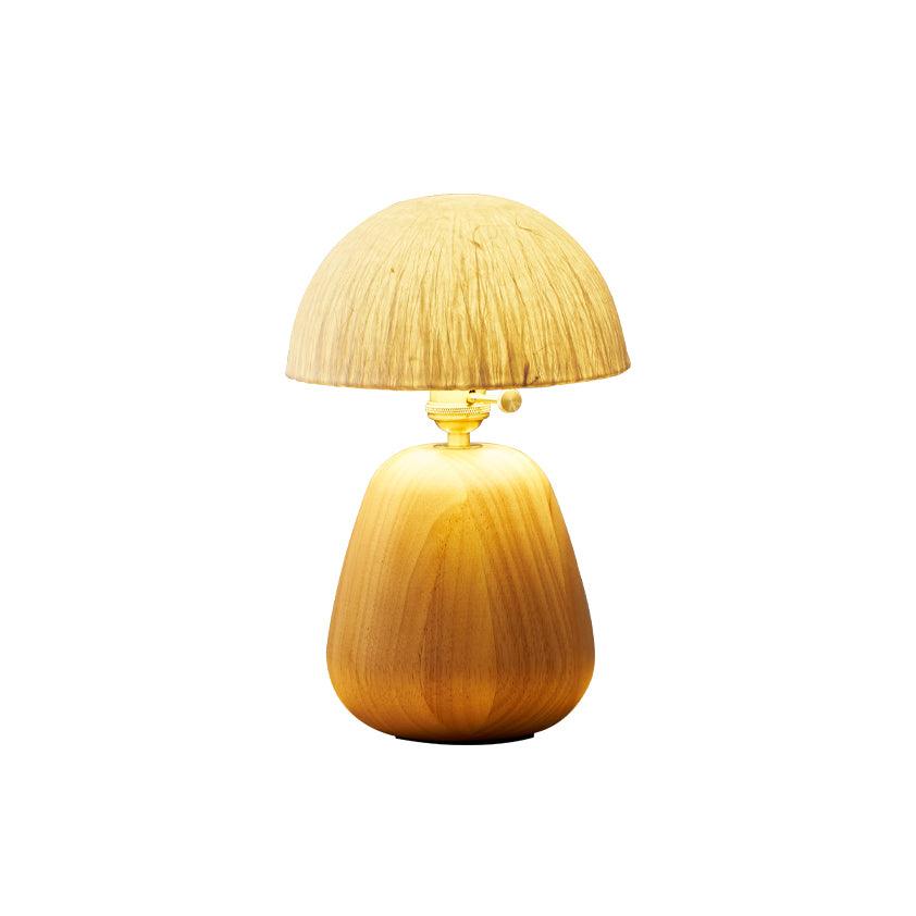 Percy Oak Table Lamp