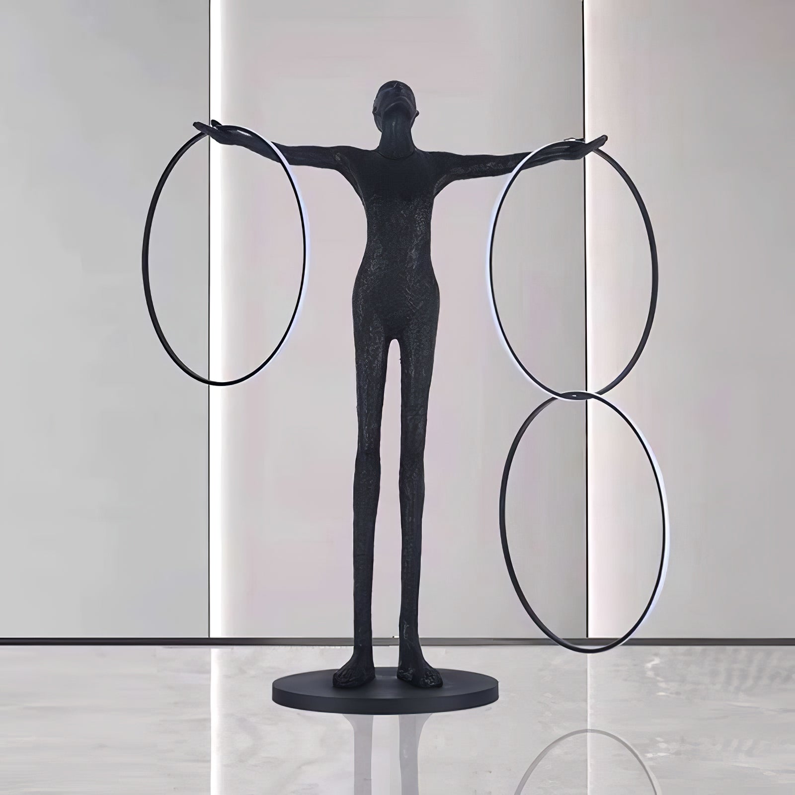 Trinity Life Sculpture Floor Lamp