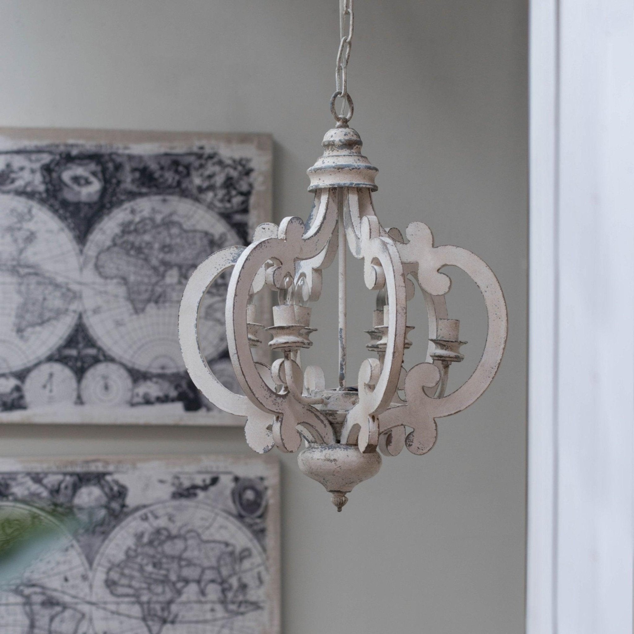 Antique White Style Chandelier