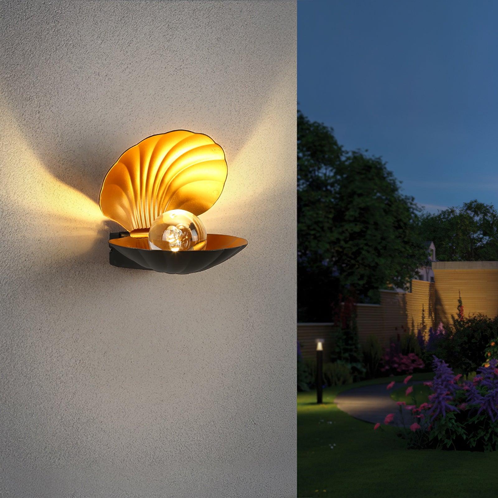 Pearl Clam Wall Light