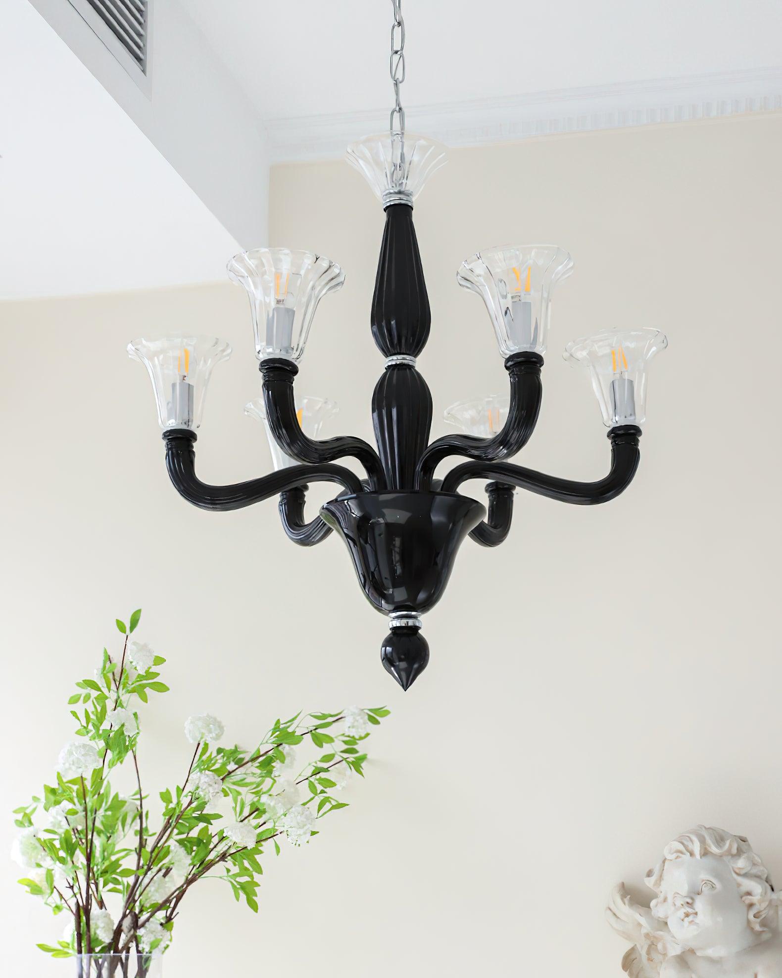 Murano Candle Chandelier