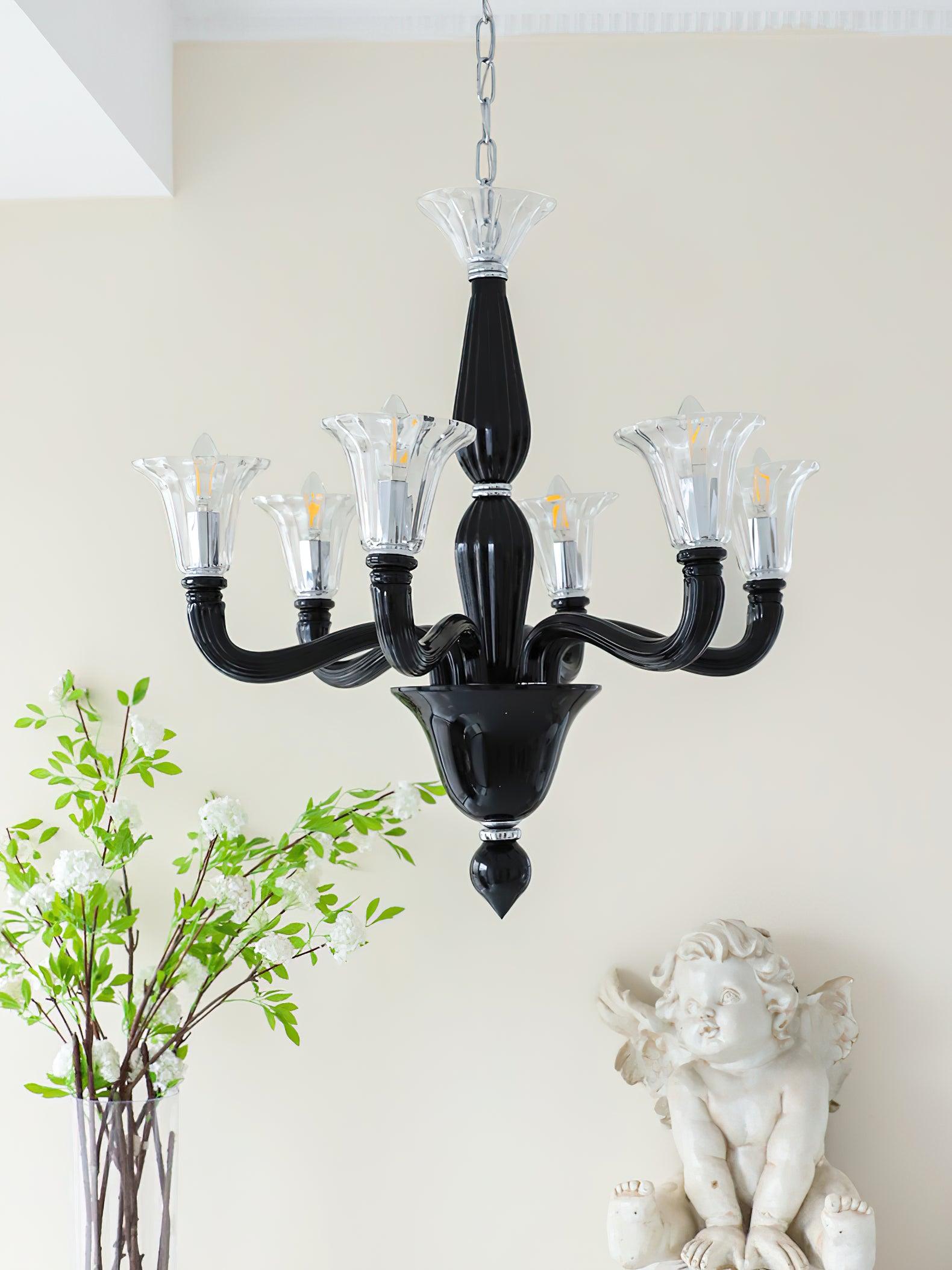 Murano Candle Chandelier