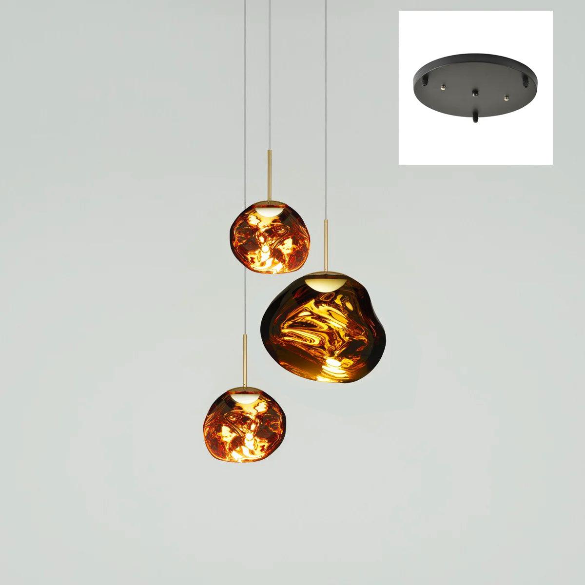 Multi Lava Round Pendant Lamp