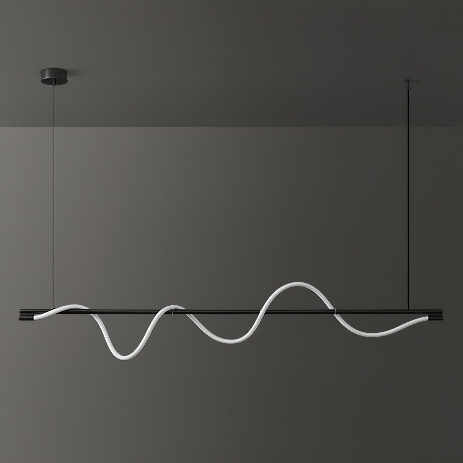 Linear Curve Island Pendant Lamp