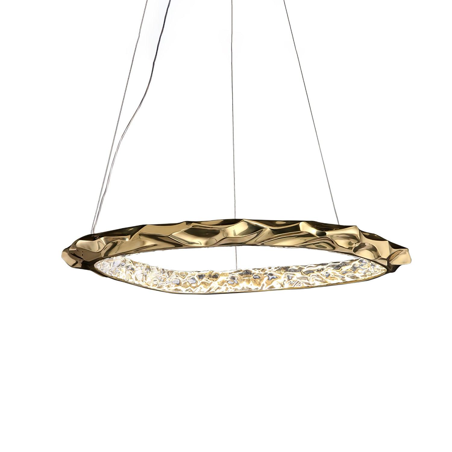 Resin Circlet Brass Pendant Lamp