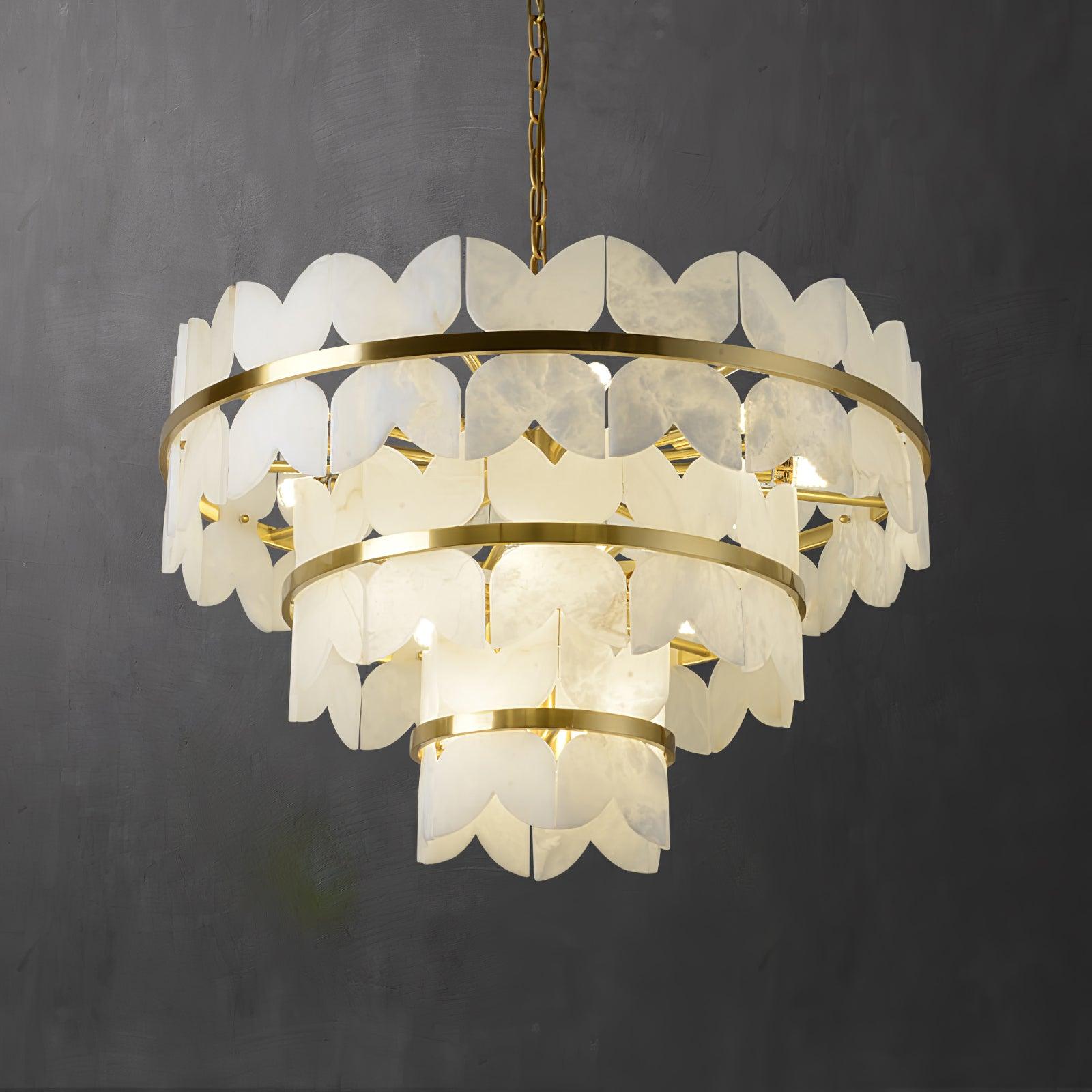 Alabaster Cloudscape Chandelier