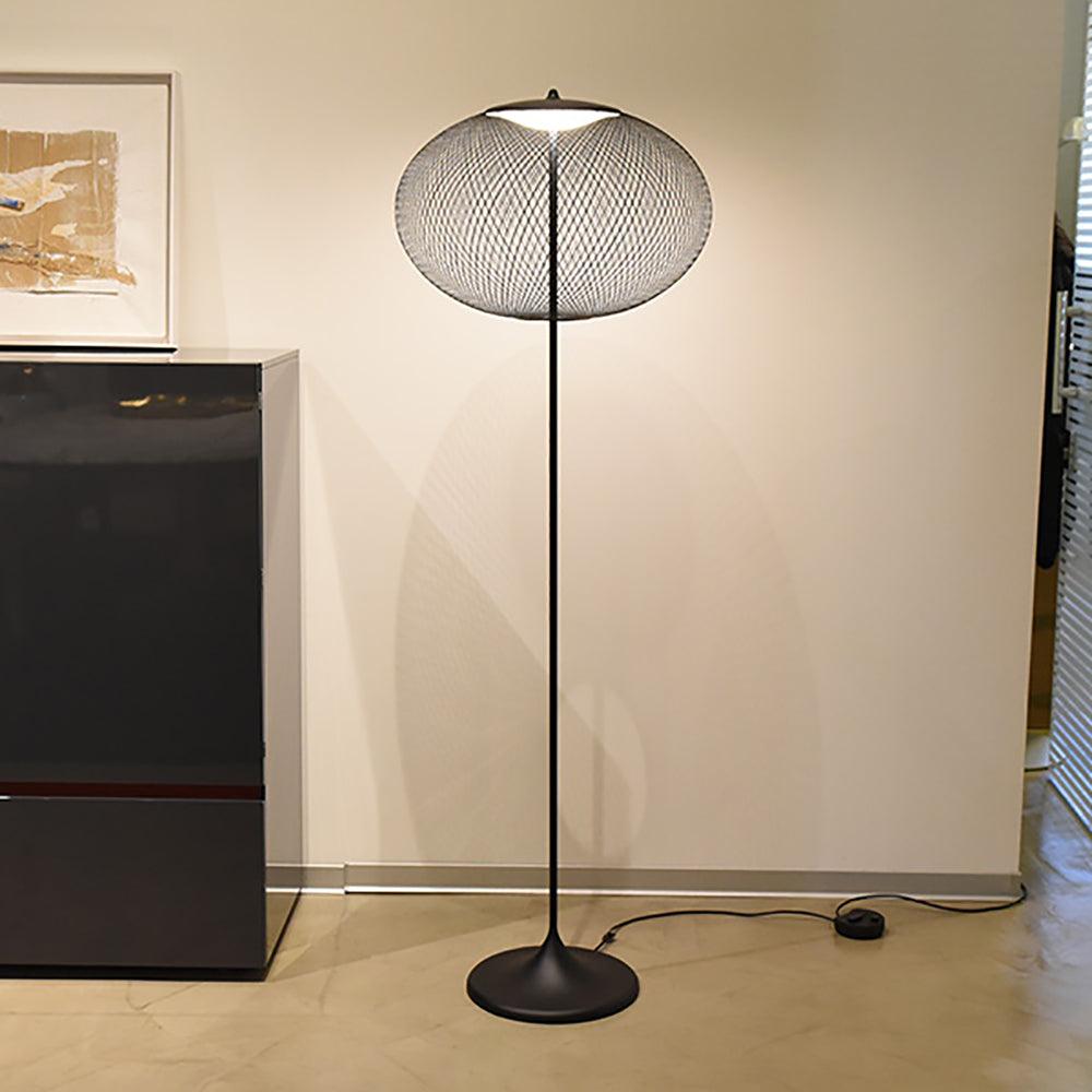 Metallic Meshwork Floor Lamp