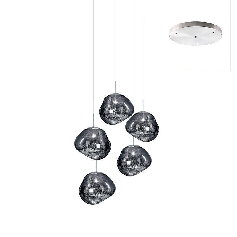 Multi Lava Round Pendant Lamp