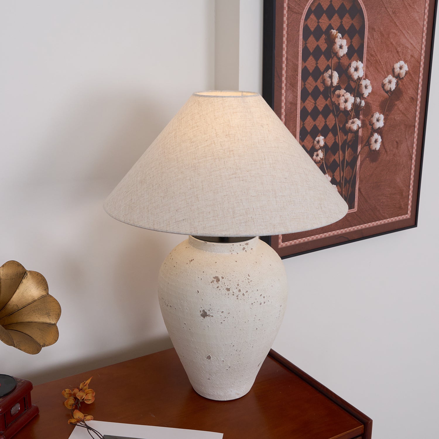 Tuscan Stone Table Lamp