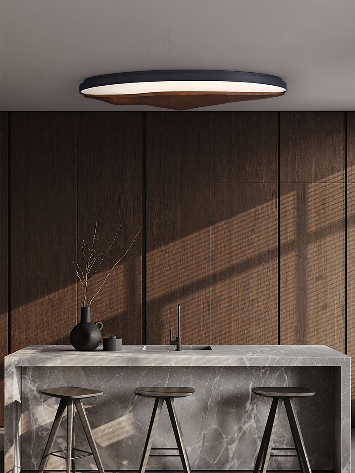 Half-Mountain Ceiling Lamp