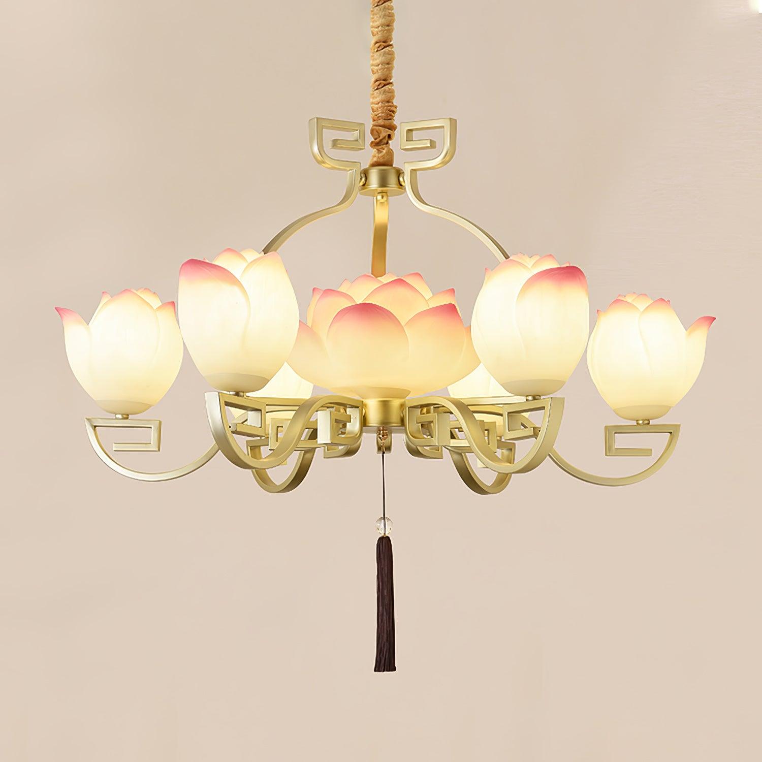 Lotus Bloom Chandelier