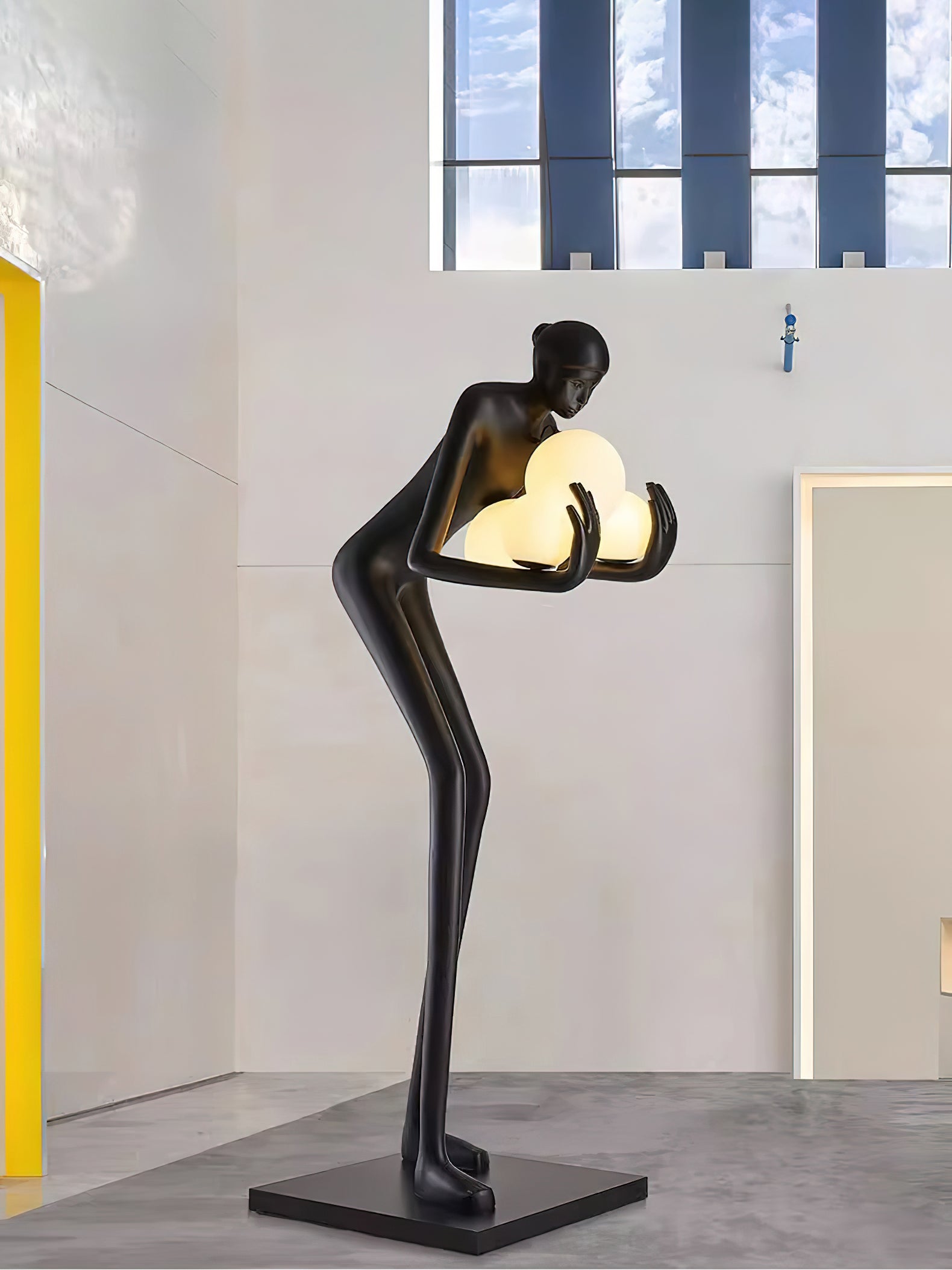 Embrace of Light Sculpture Floor Lamp