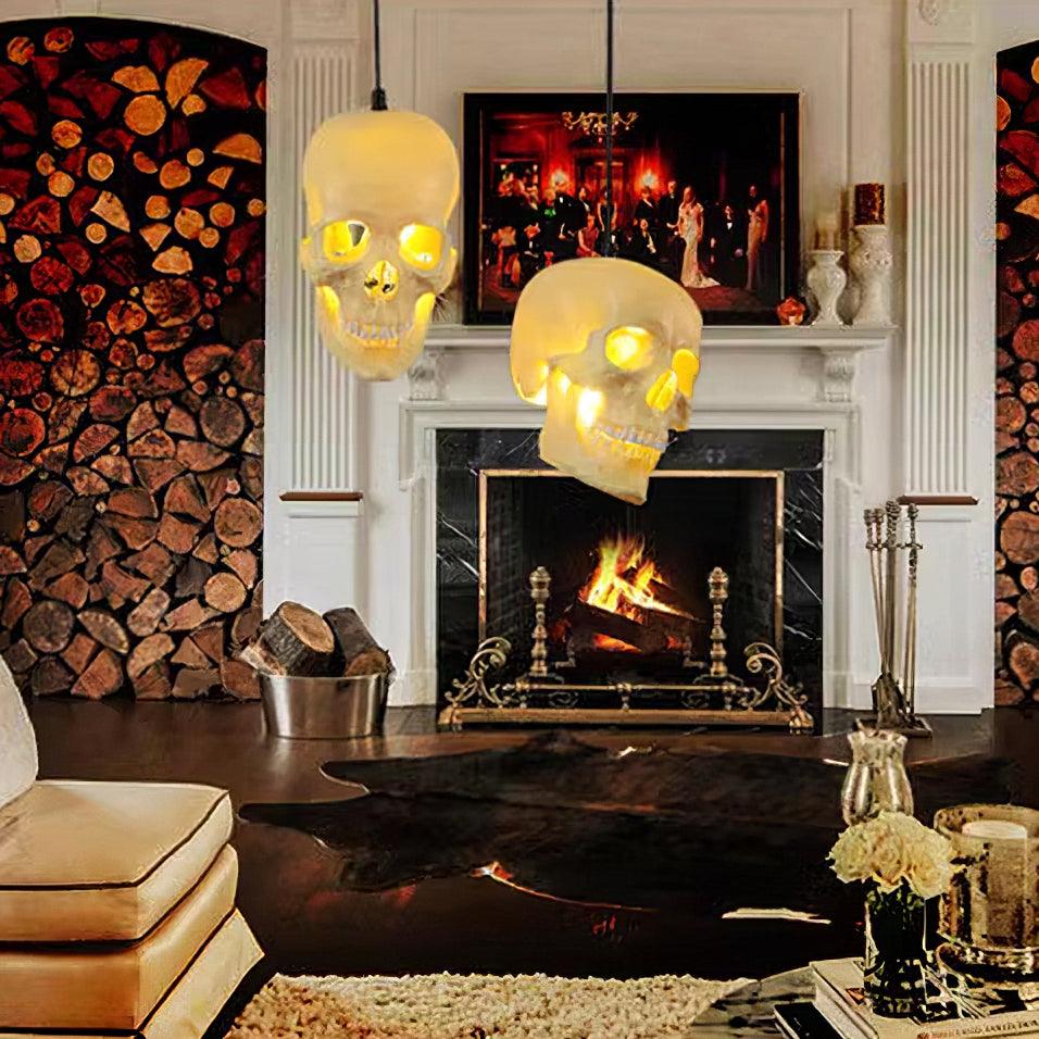 Skull Pendant Light