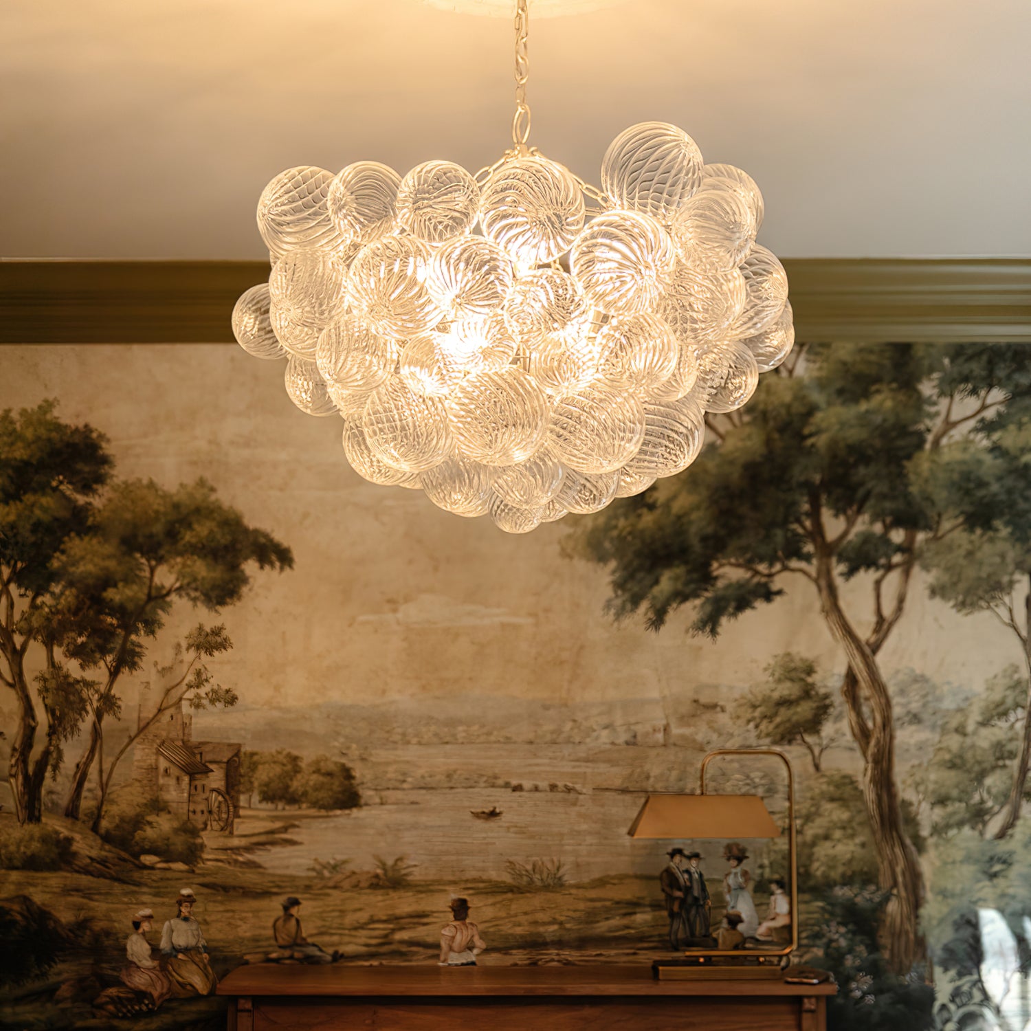 Glass Ball Bubbles Chandelier