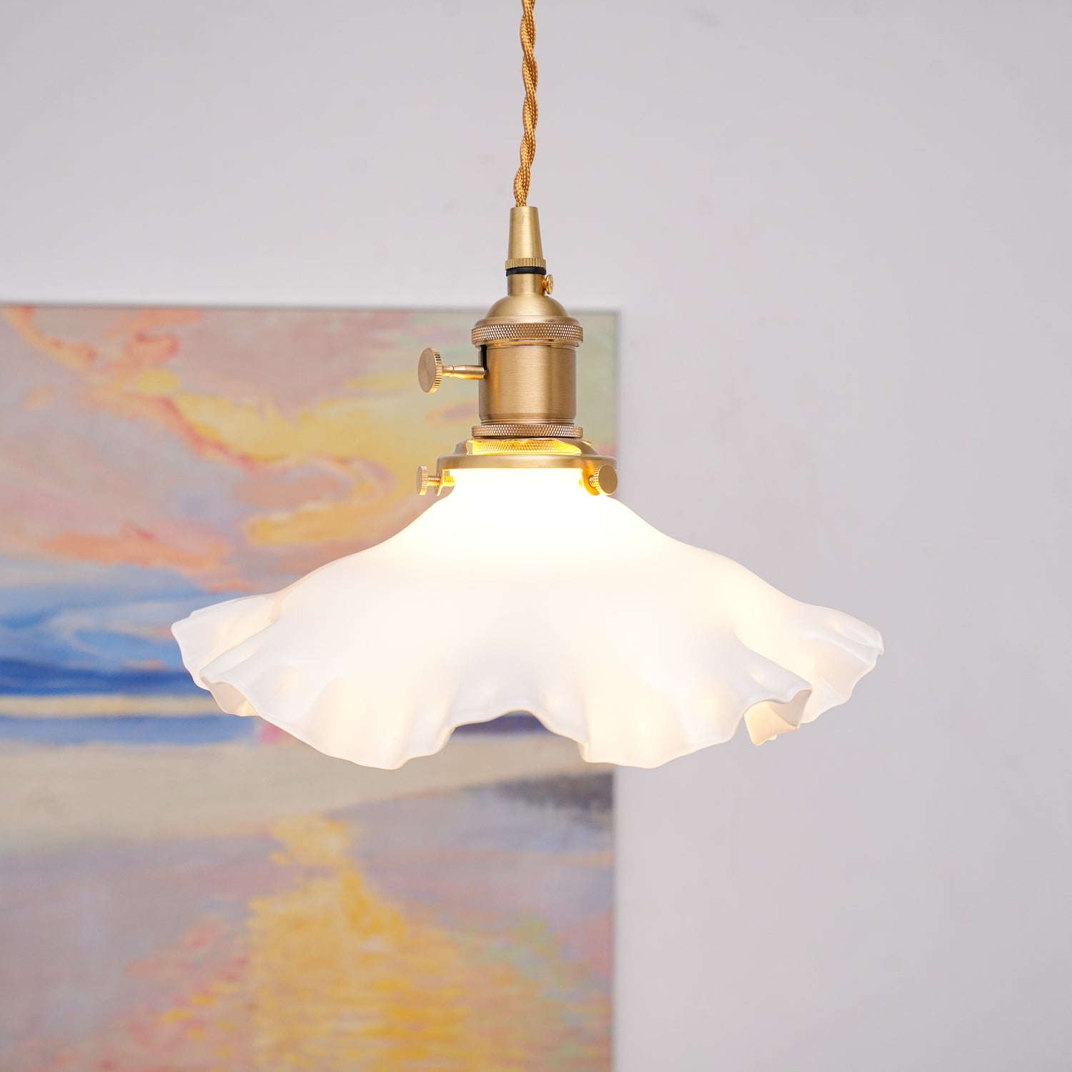 Small Floral Pendant Lamp