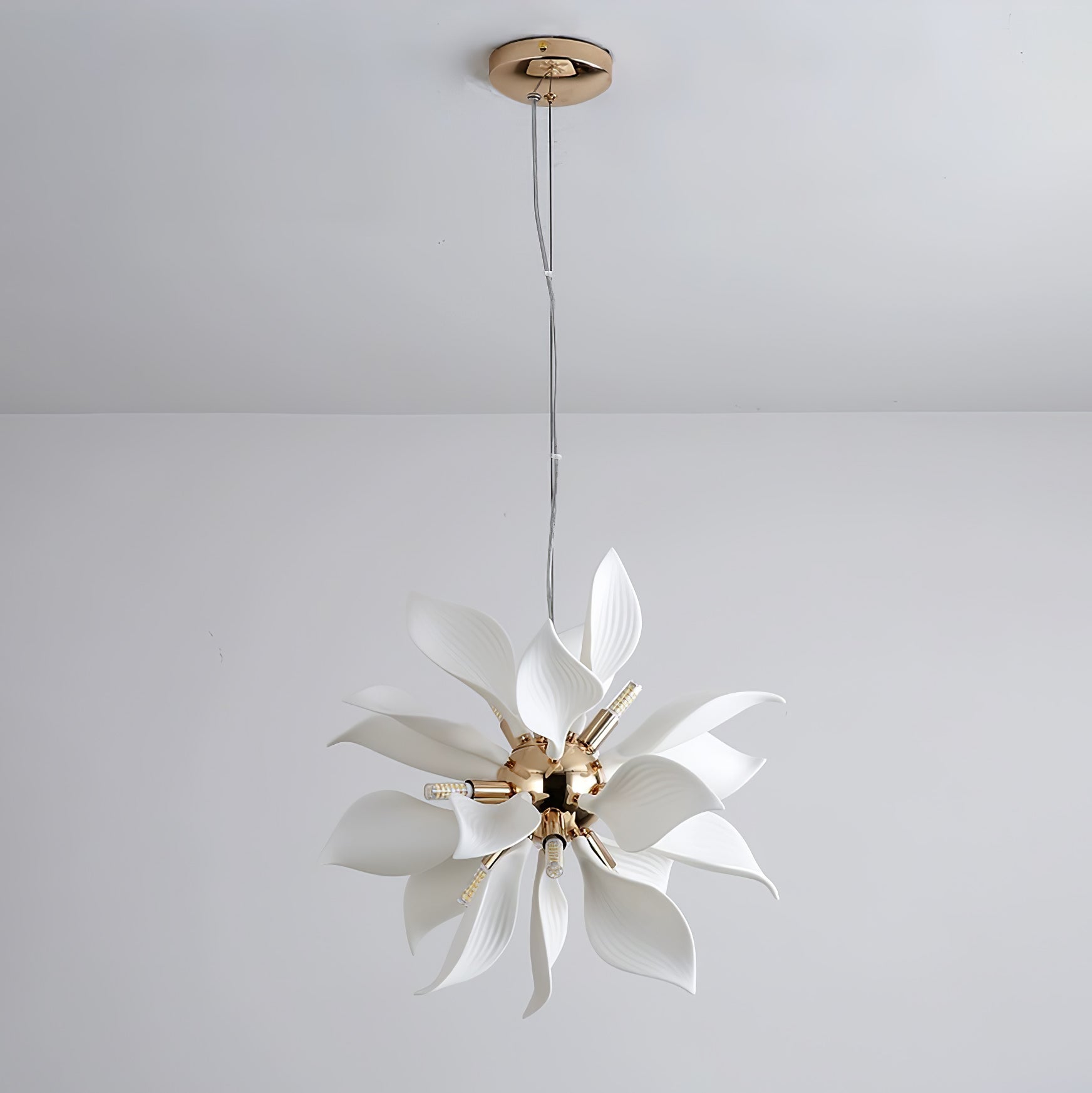 Ceramic Petals Blooming Chandelier