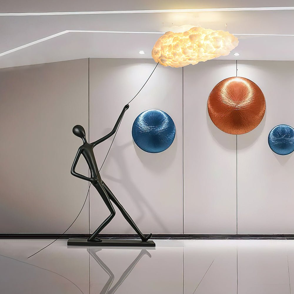 Atlas Cloud Sculpture Floor Lamp