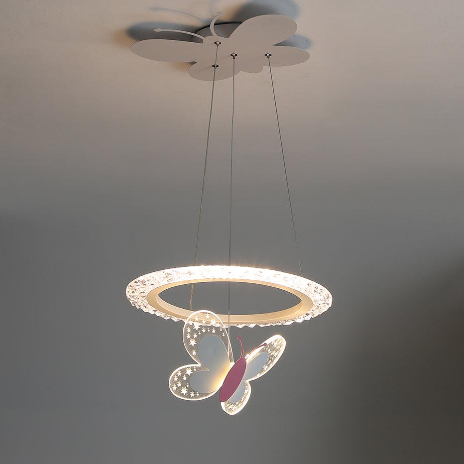 Cartoon Butterfly Acrylic Pendant Lamp