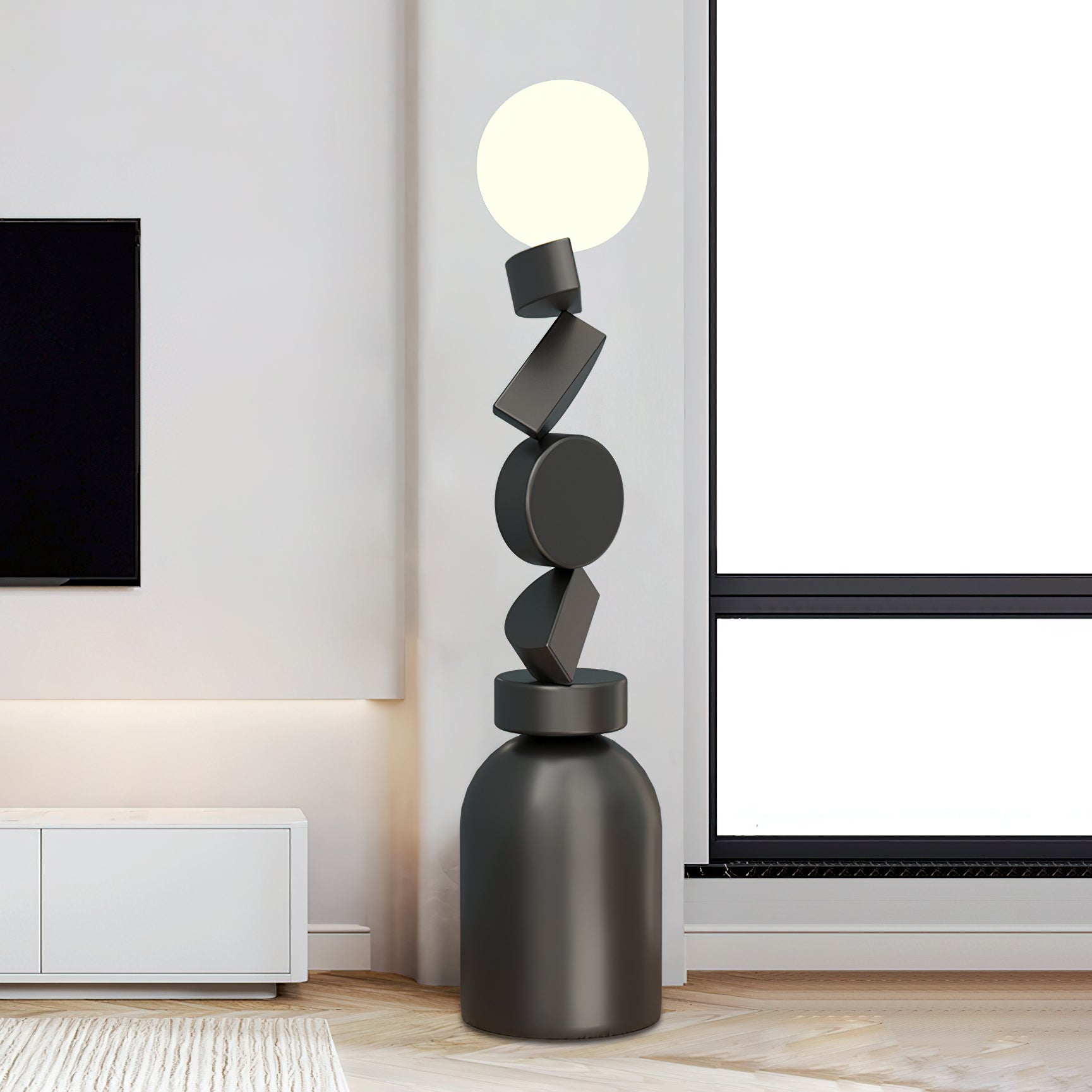 Monolith Cube Floor Lamp