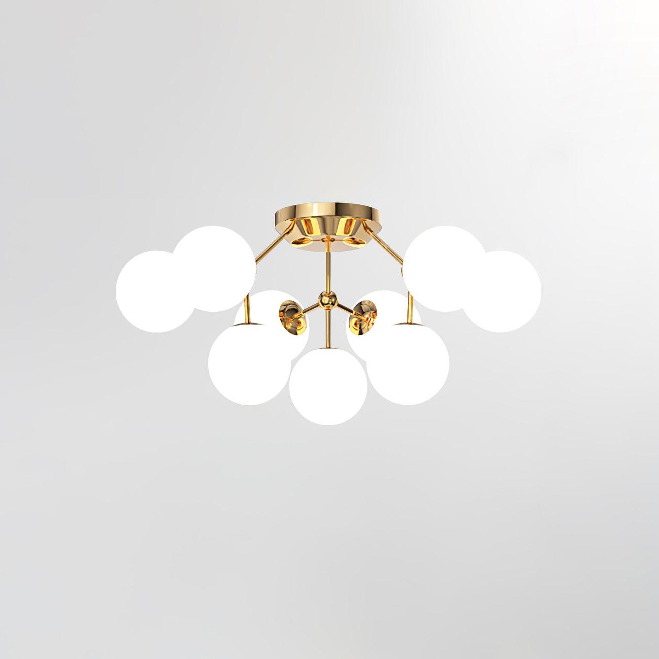 Glass Balls Cluster Ceiling Lamp