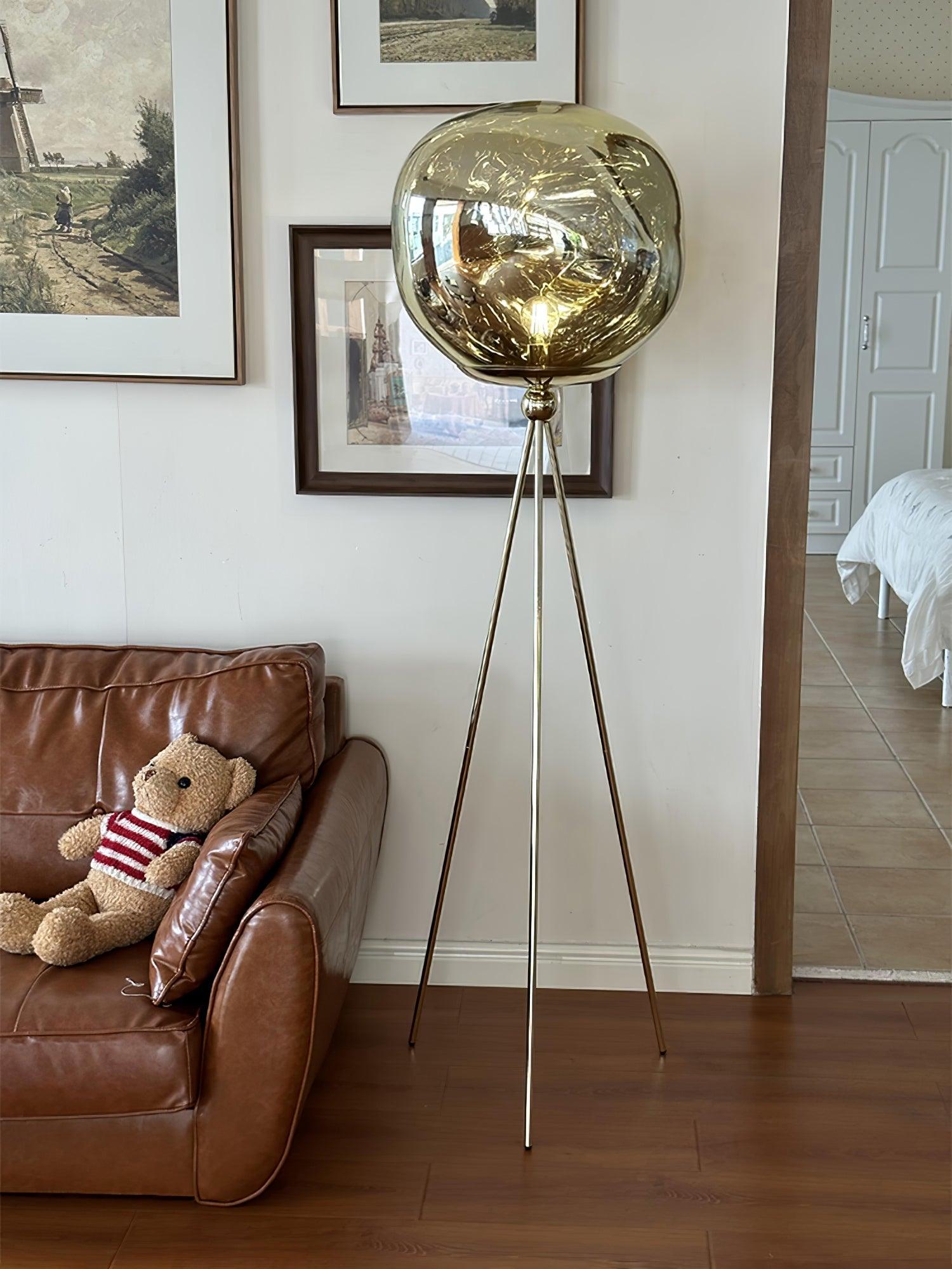 Lava Tripod Rock Floor Lamp