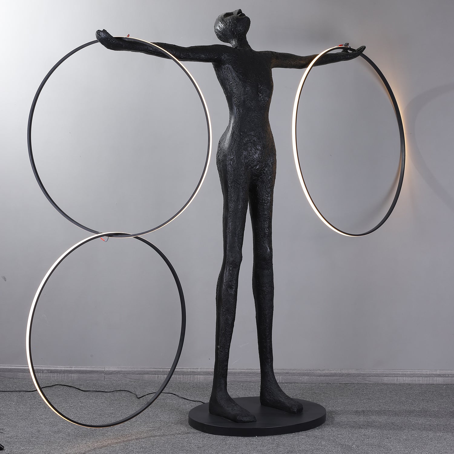 Trinity Life Sculpture Floor Lamp